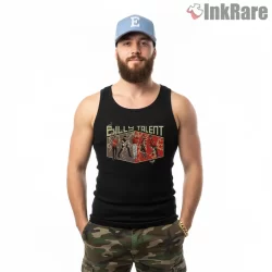 Billy Talent Live Performance Box Art Shirt on black tank top for men graphic tee