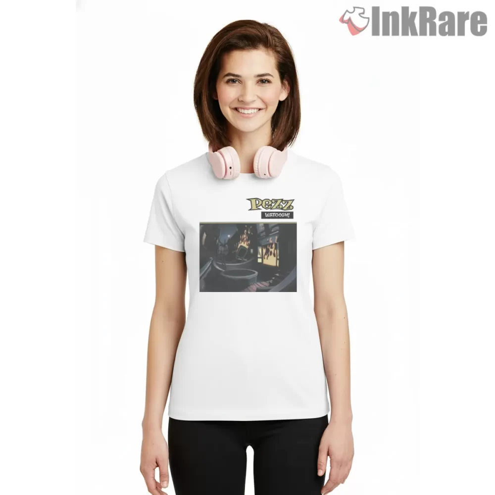 Billy Talent Pezz Watoosh Dark Scene Shirt on white short sleeve shirt for women graphic tee