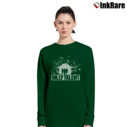 Women’s Billy Talent Vintage Long-Sleeve Top in forest green | Sleek, Versatile, All-Season
