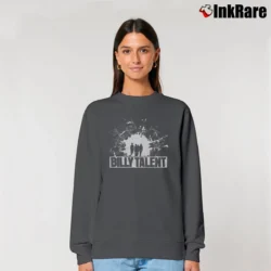 Women’s Billy Talent Vintage Relaxed Sweatshirt in charcoal | Soft, Laid-Back Vibe