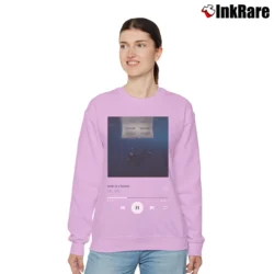 Women’s Birds Of A Feather Billie Eilish Relaxed Sweatshirt in light pink | Soft, Laid-Back Vibe