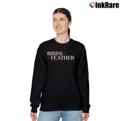 Women’s Birds Of A Feather Relaxed Sweatshirt in black | Soft, Laid-Back Vibe