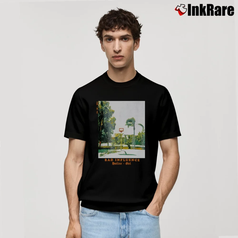 Men’s Black Bad Influence Missguided Graphic Classic T-Shirt in black | Soft, Breathable Everyday Wear