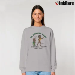 Women’s Black Bart Betty Jingling Baby Relaxed Sweatshirt in sport grey | Soft, Laid-Back Vibe