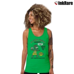 Women’s Black Bart Bootleg 90s Simpsons Magic Bart Tank Top in irish green | Lightweight, Movement-Friendly