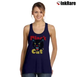 Women’s Black Cat Fireworks Classic Tank Top in navy | Lightweight, Movement-Friendly