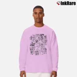 Men’s Black Flag Flyers Punk Rock Band Long-Sleeve Shirt in light pink | Sleek, Lightweight, Year-Round Wear