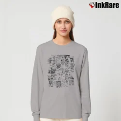 Women’s Black Flag Flyers Punk Rock Band Long-Sleeve Top in sport grey | Sleek, Versatile, All-Season