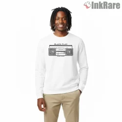 Black Flag Hard Rock Boombox Shirt on graphic shirt for men graphic tee