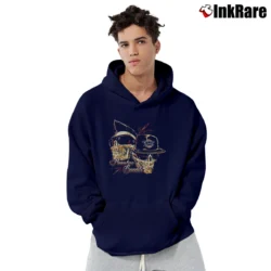 Men’s Black Flys Moonshine Bandits Logo Pullover Hoodie in navy | Cozy, Durable, Modern Fit