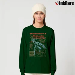 Women’s Black Panther Jungle Marvel Comic Long-Sleeve Top in forest green | Sleek, Versatile, All-Season