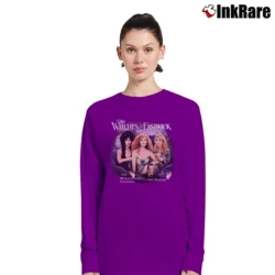 Women’s Black Witches Of Eastwick Homage Long-Sleeve Top in purple | Sleek, Versatile, All-Season