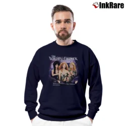 Men’s Black Witches Of Eastwick Homage Crewneck Sweatshirt in navy | Cozy Fabric, Clean Style