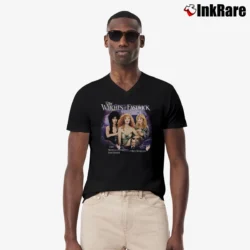 Men’s Black Witches Of Eastwick Homage V-Neck Tee in black | Sharp, Breathable, Everyday Staple