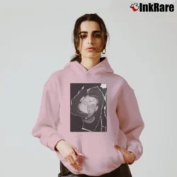 Women’s Blackbear Help Merch Store Graphic Cozy Hoodie in light pink | Warm, Structured, Stylish