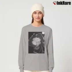 Women’s Blackbear Help Merch Store Graphic Long-Sleeve Top in sport grey | Sleek, Versatile, All-Season