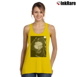 Women’s Blackbear Help Merch Store Graphic Tank Top in yellow | Lightweight, Movement-Friendly