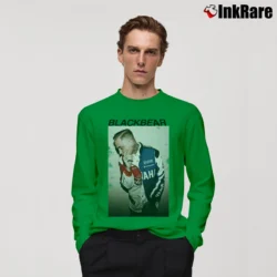 Men’s Blackbear Pullover Music Artist Long-Sleeve Shirt in irish green | Sleek, Lightweight, Year-Round Wear