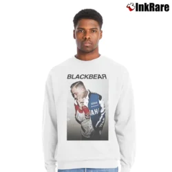 Men’s Blackbear Pullover Music Artist Crewneck Sweatshirt in white | Cozy Fabric, Clean Style