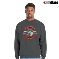 Men’s Blackberry Smoke Rooster Crewneck Sweatshirt in charcoal | Cozy Fabric, Clean Style