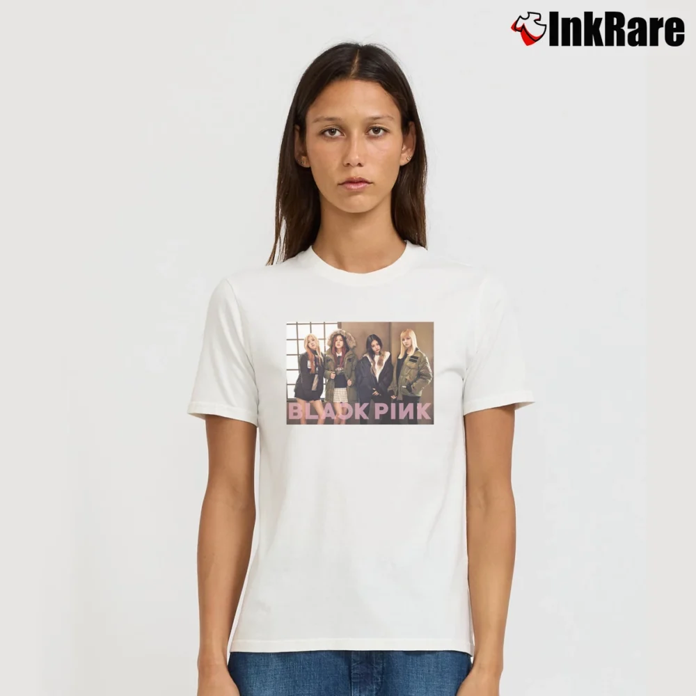 Women’s Blackpink 02 Signature T-Shirt in white | Soft, Flattering Fit