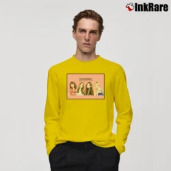 Men’s Blackpink Group Members Long-Sleeve Shirt in yellow | Sleek, Lightweight, Year-Round Wear