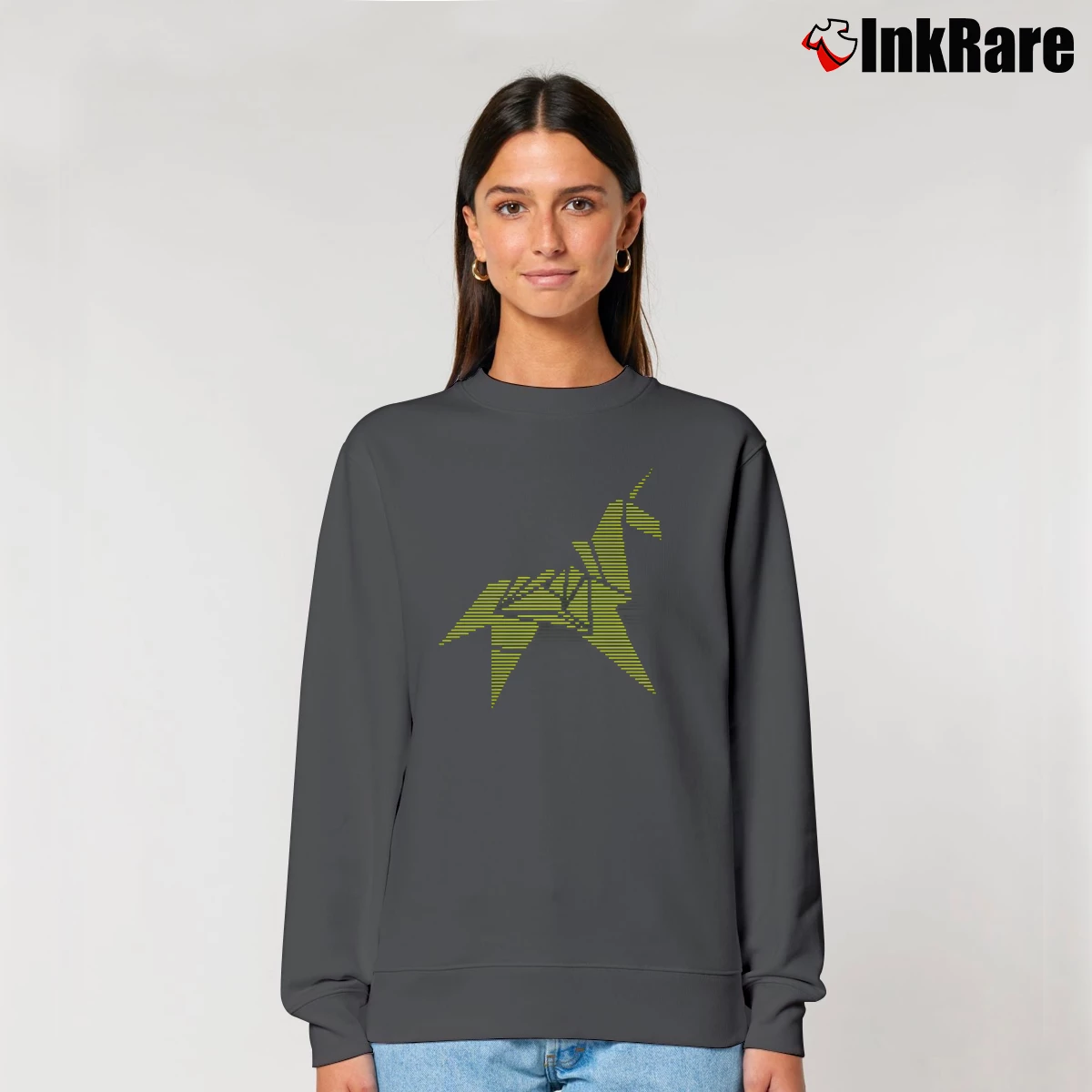 Blade Runner Unicorn Women’s Relaxed Sweatshirt in charcoal – Cozy Casual Women’s Blade Runner Unicorn Relaxed Sweatshirt in charcoal | Soft, Laid-Back Vibe