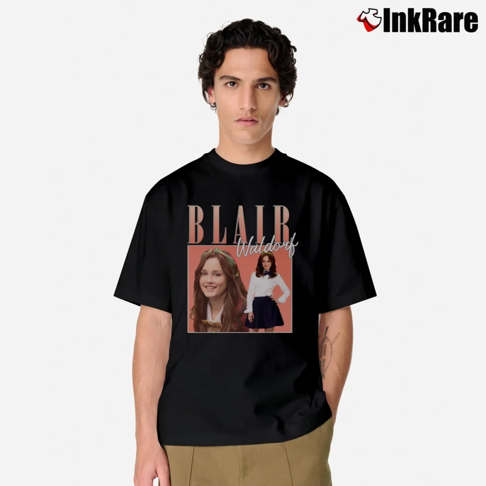 Men’s Blair Waldorf Gossip Girl Quote Classic T-Shirt in black | Soft, Breathable Everyday Wear