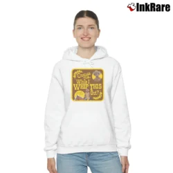 Women’s Blazing Saddles Sheriff Bart Whip This Out Cozy Hoodie in white | Warm, Structured, Stylish