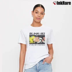 Women’s Blink - 182 California T-Shirt in white | Soft, Flattering Fit