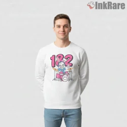 Blink 182 Punk Bunny Drum Kit Chaos Cartoon Shirt on graphic shirt for men graphic tee