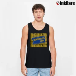 Men’s Blockbuster Video Tank Top in black | Breathable, Active-Friendly Design