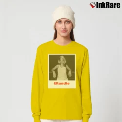 Women’s Blondie Debbie Harry Long-Sleeve Top in yellow | Sleek, Versatile, All-Season