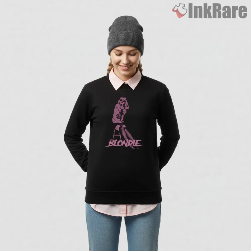 Blondie Pink Minimal Street Style Graphic Shirt on graphic shirt for women graphic tee
