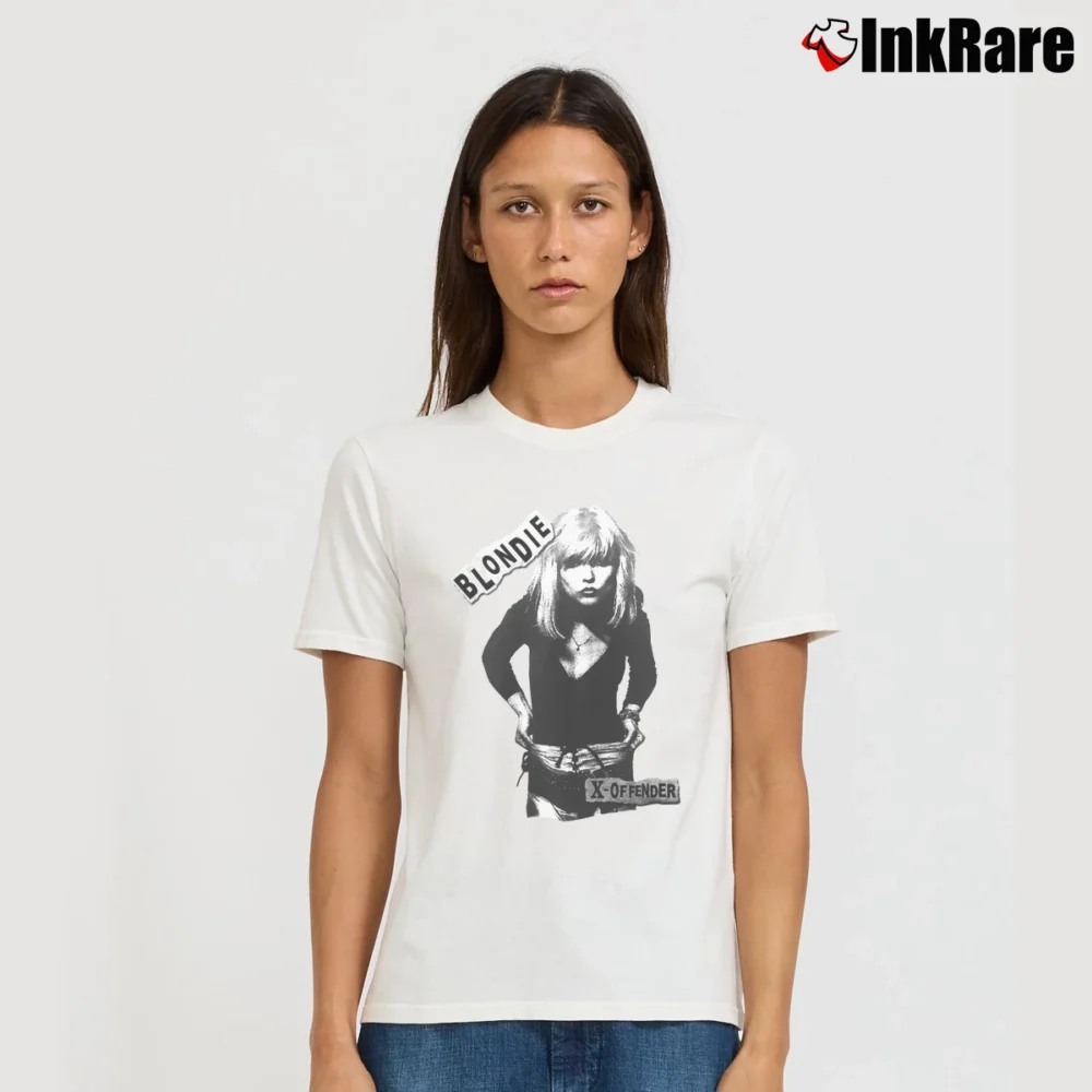 Women’s Blondie X - offender Coachella Festival Signature T-Shirt in white | Soft, Flattering Fit