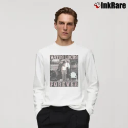 Men’s Blood In Blood Out Vatos Locos Forever Long-Sleeve Shirt in white | Sleek, Lightweight, Year-Round Wear
