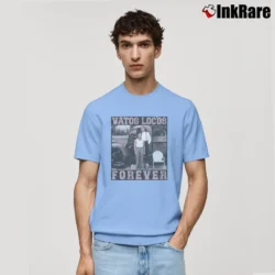 Men’s Blood In Blood Out Vatos Locos Forever Classic T-Shirt in light blue | Soft, Breathable Everyday Wear