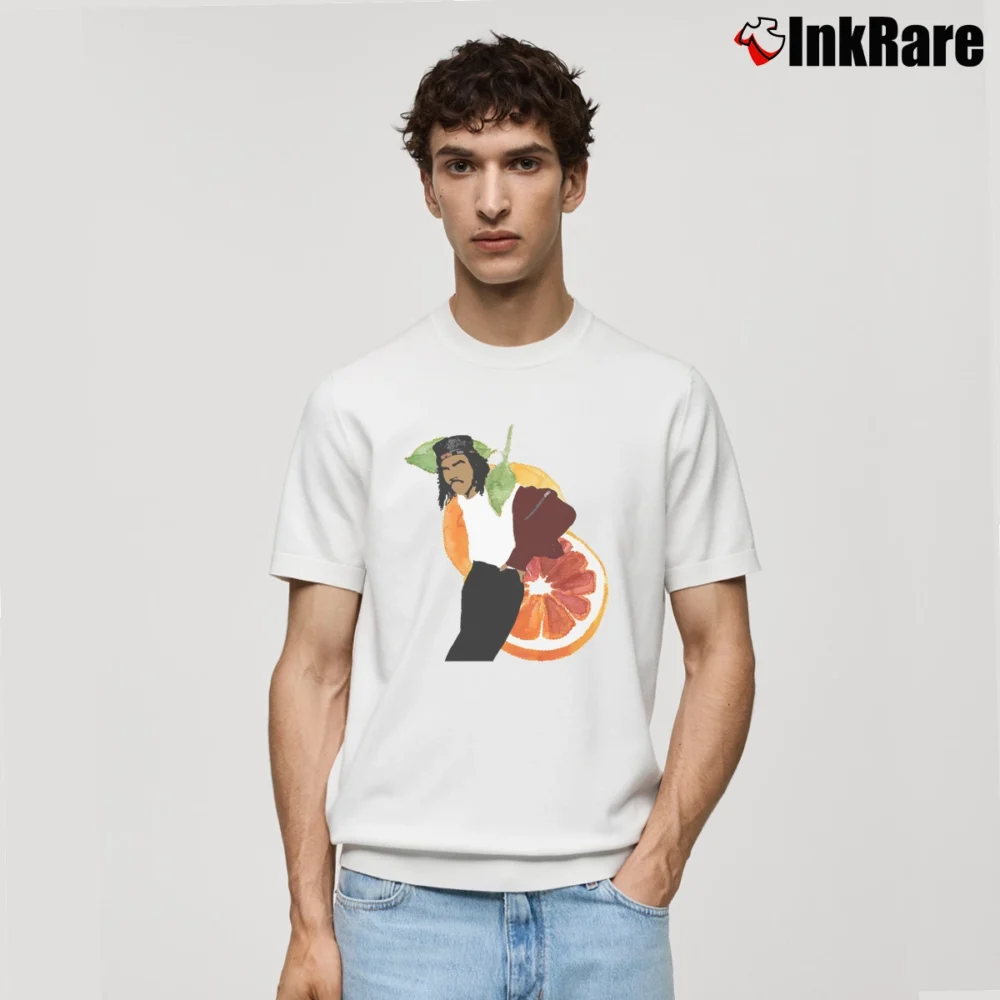 Men’s Blood Orange Dev Hynes Classic T-Shirt in white | Soft, Breathable Everyday Wear