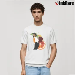 Men’s Blood Orange Dev Hynes Classic T-Shirt in white | Soft, Breathable Everyday Wear