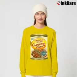 Women’s Blood Rage It's Not Cranberry Sauce Long-Sleeve Top in yellow | Sleek, Versatile, All-Season
