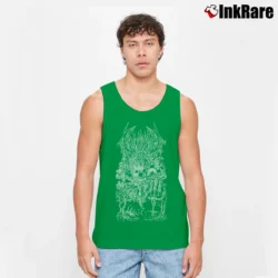Men’s Bloodbath Morbid Metal Band Logo Tank Top in irish green | Breathable, Active-Friendly Design