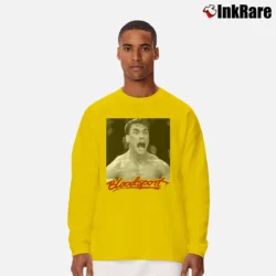 Men’s Bloodsport Jean Claude Van Damme Long-Sleeve Shirt in yellow | Sleek, Lightweight, Year-Round Wear