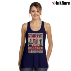 Women’s Bloodsport Kumite Poster Tank Top in navy | Lightweight, Movement-Friendly