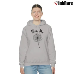 Women’s Blow Me Dandelion Funny Plant Cozy Hoodie in sport grey | Warm, Structured, Stylish