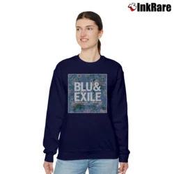 Women’s Blu And Exile Dancing In The Rain Relaxed Sweatshirt in navy | Soft, Laid-Back Vibe