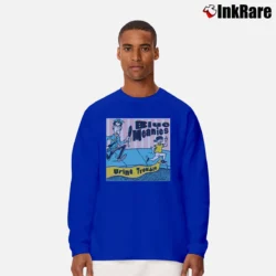 Men’s Blue Meanies Urine Trouble Long-Sleeve Shirt in royal blue | Sleek, Lightweight, Year-Round Wear