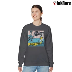 Women’s Blue Meanies Urine Trouble Relaxed Sweatshirt in charcoal | Soft, Laid-Back Vibe