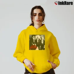 Women’s Blue Murder Black Graphic Cozy Hoodie in yellow | Warm, Structured, Stylish