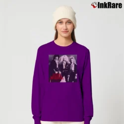 Women’s Blue Murder Black Graphic Long-Sleeve Top in purple | Sleek, Versatile, All-Season