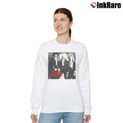 Women’s Blue Murder Black Graphic Relaxed Sweatshirt in white | Soft, Laid-Back Vibe